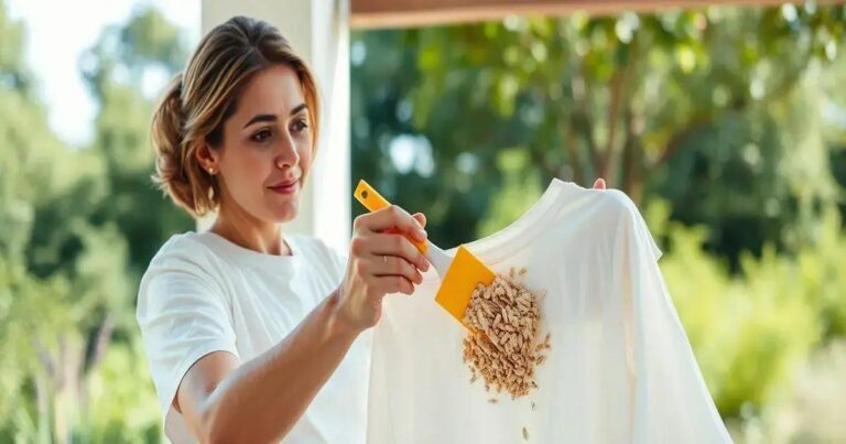 como tirar barro da roupa branca