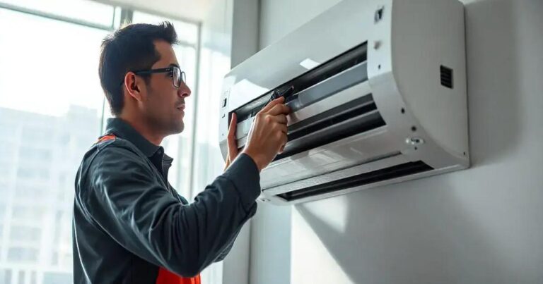 como tirar a ventilação do ar condicionado