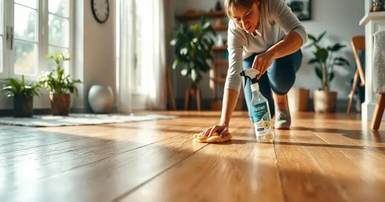 como tirar cera velha de piso de madeira