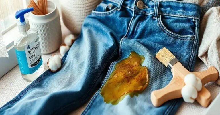 como tirar mancha de cola super bonder da roupa jeans