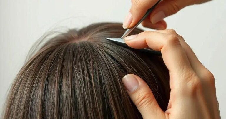como tirar lendeas grudadas no cabelo
