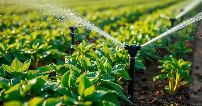 irrigação por gotejamento