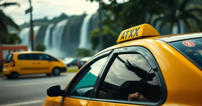 táxi em foz do iguaçu